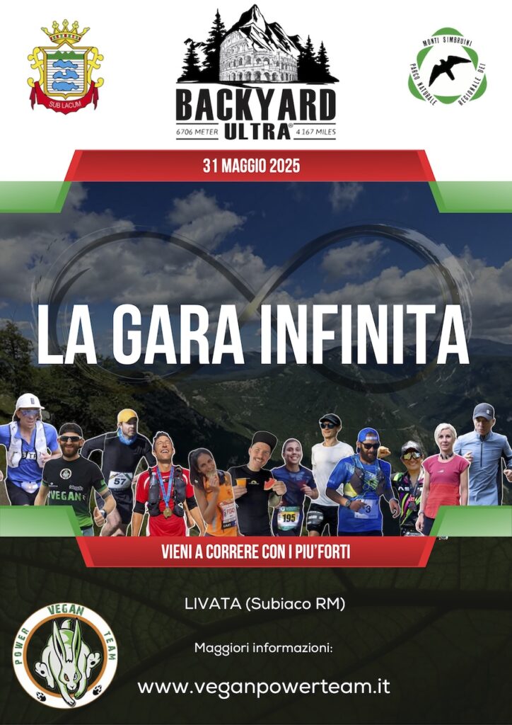 BACKYARD ULTRA LIVATA - PRESENTAZIONE 31 MAGGIO 25